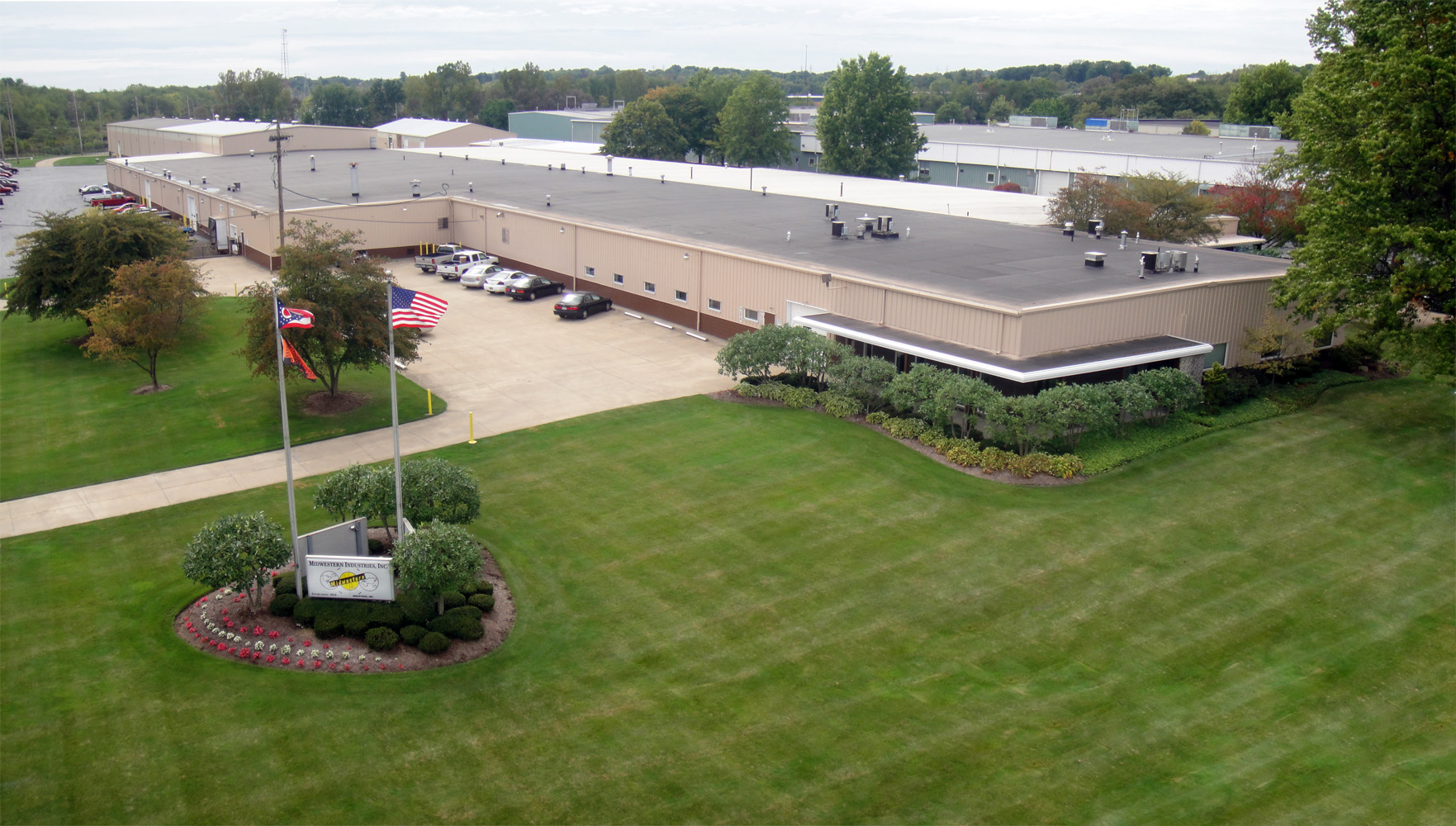 Midwestern Headquarters aerial image Midwestern Industries, Inc.